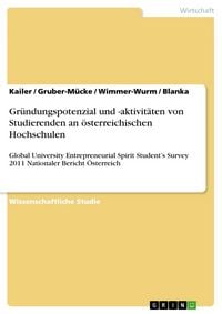 Produktbild: Gr&uuml;ndungspotenzial und -aktivit&auml;ten von Studierenden an &ouml;sterreichischen Hochschulen