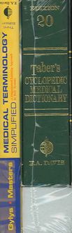 Produktbild: Pkg: Med Term Simp 3rd & Tabers 20th Index
