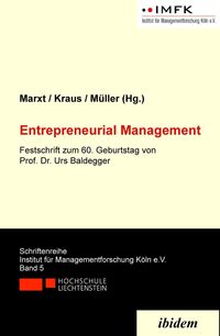 Bild vom Artikel Entrepreneurial Management vom Autor 