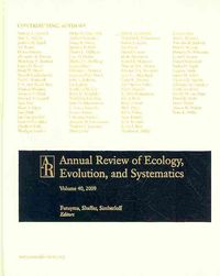 Produktbild: Annual Reviews of Ecology, Evolution and Systematics: Vol 40 2009