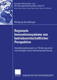 Produktbild: Regionale Innovationssysteme aus betriebswirtschaftlicher Perspektive