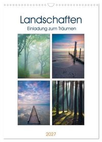Produktbild: Landschaften - Einladung zum Tr&auml;umen (Wandkalender 2027 DIN A3 hoch), CALVENDO Monatskalender
