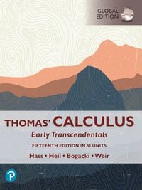 Produktbild: Thomas' Calculus: Early Transcendentals, eBook, SI Units