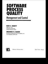 Produktbild: Software Process Quality