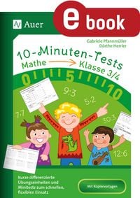 Produktbild: 10-Minuten-Tests Mathematik - Klasse 3/4