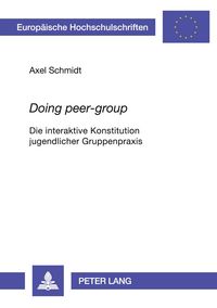 Produktbild: &laquo;Doing peer-group&raquo;