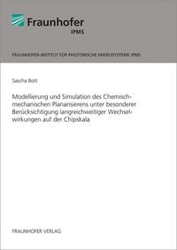 Bild vom Artikel Bott, S: Modellierung des Chem.-mechan. Planarisierens vom Autor Sascha Bott