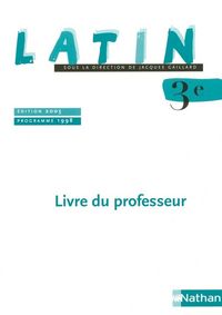 Produktbild: Latin 3e: livre du professeur