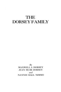 Produktbild: Dorsey Family