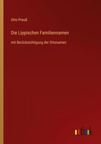 Produktbild: Die Lippischen Familiennamen