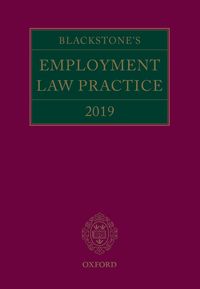 Produktbild: Blackstone's Employment Law Practice 2019
