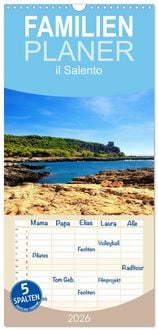 Produktbild: Familienplaner 2026 - il Salento Kulturlandschaft zwischen zwei Meeren mit 5 Spalten (Wandkalender, 21 x 45 cm) CALVENDO