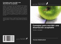 Produktbild: Consejos para escribir una disertaci&oacute;n aceptable