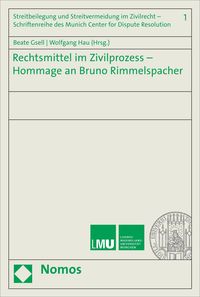 Produktbild: Rechtsmittel im Zivilprozess - Hommage an Bruno Rimmelspacher