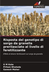 Produktbild: Risposta del genotipo di sorgo da granella prerilasciato al livello di feretilizzante
