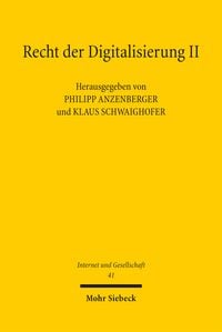 Produktbild: Recht der Digitalisierung II