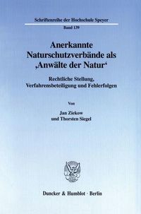 Produktbild: Anerkannte Naturschutzverb&auml;nde als 'Anw&auml;lte der Natur'.