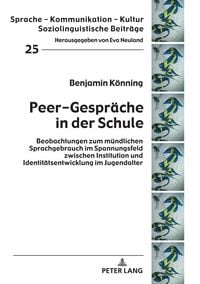 Produktbild: Peer-Gespr&auml;che in der Schule