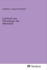 Produktbild: Lehrbuch der Physiologie des Menschen