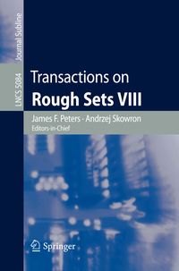 Produktbild: Transactions on Rough Sets VIII