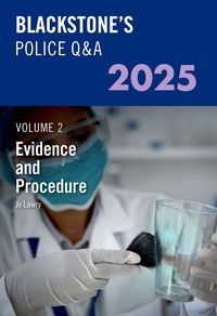 Produktbild: Blackstone's Police Q&a's Volume 2: Evidence and Procedure 2025
