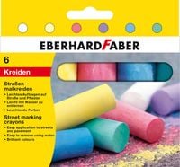 Produktbild: Eberhard Faber 526506 - Stra&szlig;enmalkreiden in 6 leuchtenden Farben
