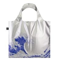 Produktbild: KATSUSHIKA HOKUSAI Die gro&szlig;e Welle Silber-Metallic Tasche