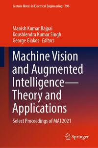 Produktbild: Machine Vision and Augmented Intelligence&mdash;Theory and Applications