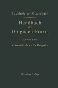 Produktbild: Vorschriftenbuch f&uuml;r Drogisten