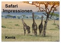 Produktbild: Safari Impressionen / Kenia (Wandkalender 2026 DIN A4 quer), CALVENDO Monatskalender