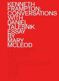 Produktbild: Kenneth Frampton: Conversations with Daniel Talesnik