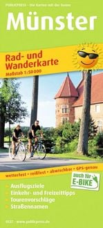 Produktbild: Publicpress Rad- und Wanderkarte M&uuml;nster 1:50.000