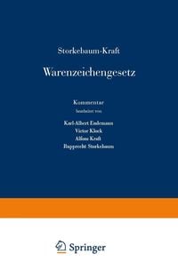 Produktbild: Storkebaum-Kraft Warenzeichengesetz