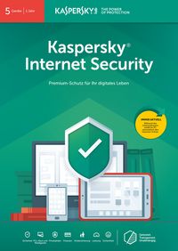 Produktbild: Kaspersky Internet Security (5 Ger&auml;te I 1 Jahr) (Code in a Box) (FFP)