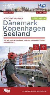Bild vom Artikel ADFC-Radtourenkarte DK3 Dänemark/Kopenhagen/Seeland 1:150.000 reiß- und wetterfest, GPS-Tracks Download, E-Bike geeignet vom Autor 