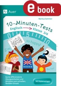 Produktbild: 10-Minuten-Tests Englisch - Klasse 3/4