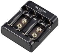 Produktbild: VOLTCRAFT P4-9 Rundzellen-Ladeger&auml;t NiMH Micro (AAA), Mignon (AA), 9V Block