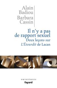 Produktbild: Il n'y a pas de rapport sexuel. Deux le&ccedil;ons sur &laquo;L'Etourdit&raquo; de Lacan