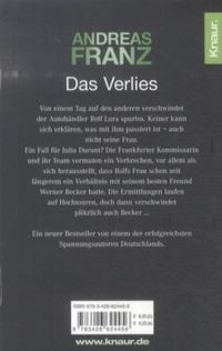 Das Verlies / Julia Durant Band 7