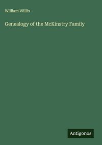 Produktbild: Genealogy of the McKinstry Family