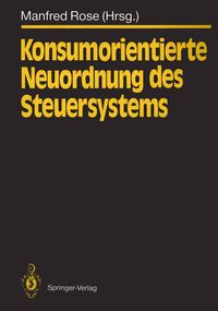 Produktbild: Konsumorientierte Neuordnung des Steuersystems