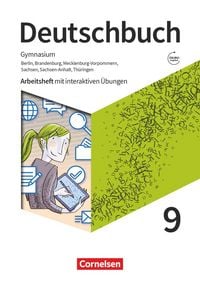 Produktbild: Deutschbuch Gymnasium - Berlin, Brandenburg, Mecklenburg-Vorpommern, Sachsen, Sachsen-Anhalt und Th&uuml;ringen - Ausgabe 2019 - 9. Schuljahr