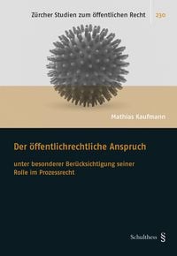 Produktbild: Der &ouml;ffentlichrechtliche Anspruch