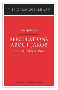 Produktbild: Speculations about Jakob
