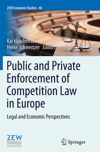 Produktbild: Public and Private Enforcement of Competition Law in Europe