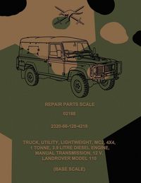 Produktbild: Repair Parts Scale, Truck, Utility, Lightweight, MC2, 4x4, Land Rover Model 110 (Base Scale)