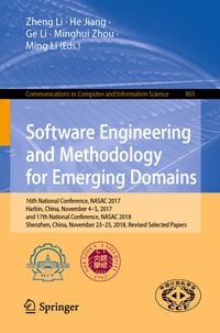 Produktbild: Software Engineering and Methodology for Emerging Domains