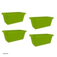 Produktbild: HTI-Living HTI-Living Blumenkasten mit Wasserspeicher 40 cm 4er Set Gr&uuml;n