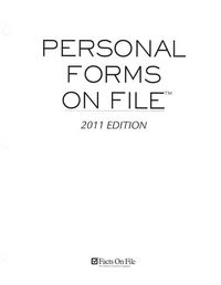 Produktbild: Personal Forms on File