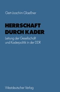 Produktbild: Herrschaft durch Kader